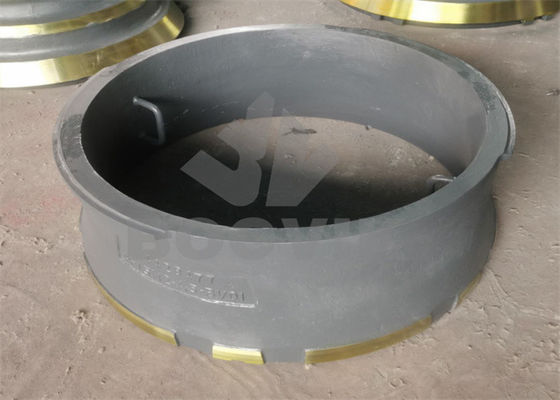 Manganèse élevé Mn14Cr2 Mn18Cr2 M22Cr2 Coulée concave et manteau pour le concasseur à cône