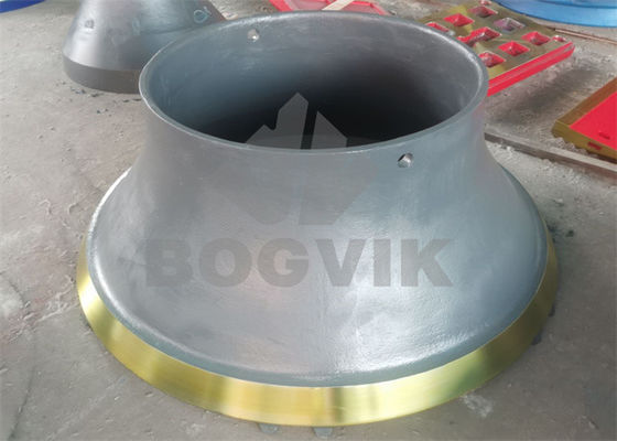 Manganèse élevé Mn14Cr2 Mn18Cr2 M22Cr2 Coulée concave et manteau pour le concasseur à cône