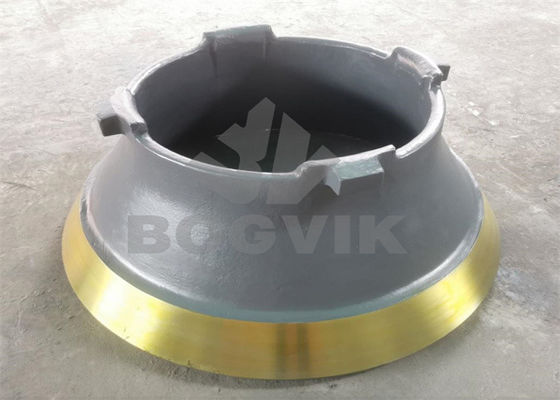 Manganèse élevé Mn14Cr2 Mn18Cr2 M22Cr2 Coulée concave et manteau pour le concasseur à cône