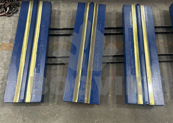 Pièces usées de concasseur à choc accessoires pièces de rechange barre de soufflage