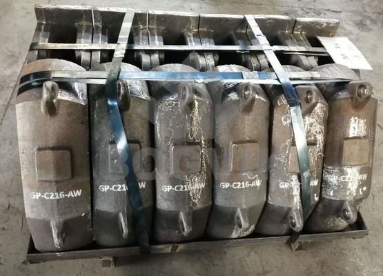 Pièces de déchiqueteur de métaux Marteaux Grands briseurs et coupeurs Barres Anvils Side Liners Caps et Hammer Pins Protecteurs d'épingles