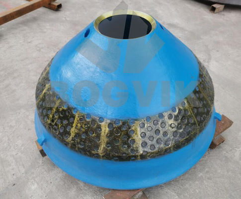 Technologie de base Manganèse avec insert de carbure de titane et Manganèse avec insert de chrome des pièces d'usure des mâchoires et des cônes