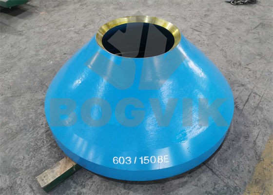 TC1000 TC1300 Pièces détachées de concasseur à cône Bowl Liner et manteau avec numéro de pièce 603/1508E 603/1416E 603/9052E