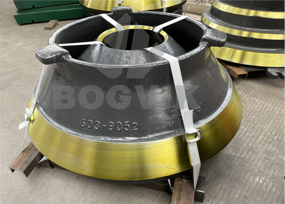 TC1000 TC1300 Pièces détachées de concasseur à cône Bowl Liner et manteau avec numéro de pièce 603/1508E 603/1416E 603/9052E