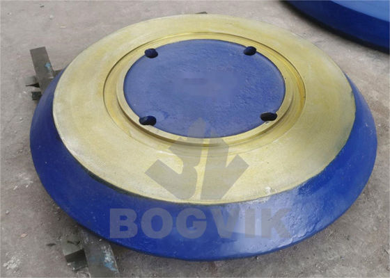 Pièces résistantes à l'usure du concasseur à cônes, revêtement de bol concave et manteau pour 3 FT 4FT 7FT