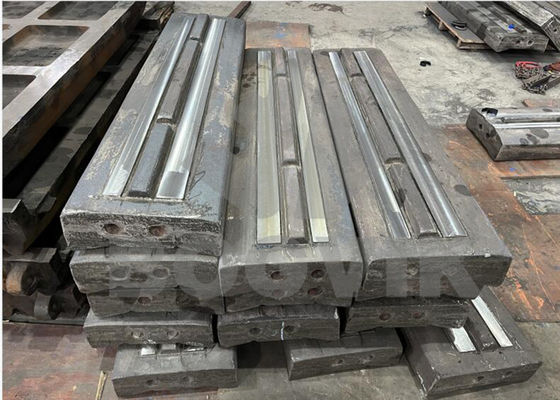 Acier martensitique avec barre de soufflage en céramique pour le recyclage des débris de construction contenant du fer