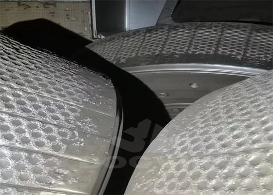Pièces de machines minières chrome avec rouleaux de broyage à inserts en céramique