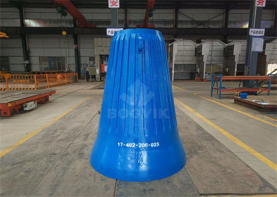 Travaux de concassage professionnel de pièces d'usure pour le concassage de précision