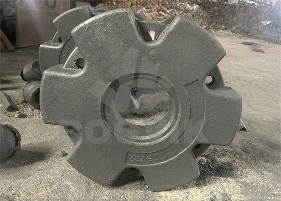 Pièces de déchiqueteuses métalliques Caps et protecteurs de broches pour le recyclage des déchets avec de bonnes performances