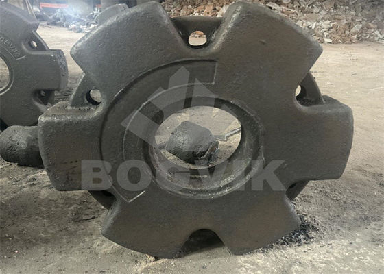 Pièces de déchiqueteuses métalliques Caps et protecteurs de broches pour le recyclage des déchets avec de bonnes performances