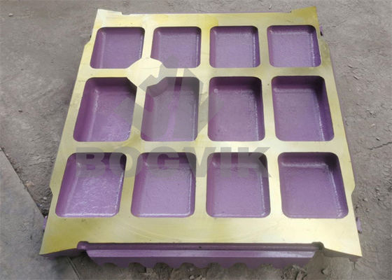 BR380 Pièces d'usure pour broyeur de mâchoires Plaque fixe de mâchoire 8240-70-5052 avec Mn18Cr2