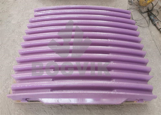 BR380 Pièces d'usure pour broyeur de mâchoires Plaque fixe de mâchoire 8240-70-5052 avec Mn18Cr2