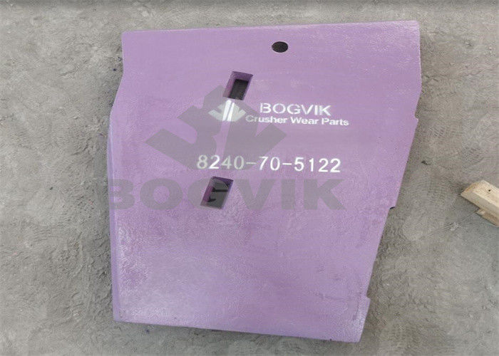 BR380 Broyeur à mâchoires Plaque de joue supérieure L/H 8240-70-5112 Plaque de joue supérieure R/H 8240-70-5122